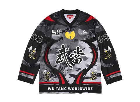 Supreme/Wu-Tang Clan Hockey Jersey Black