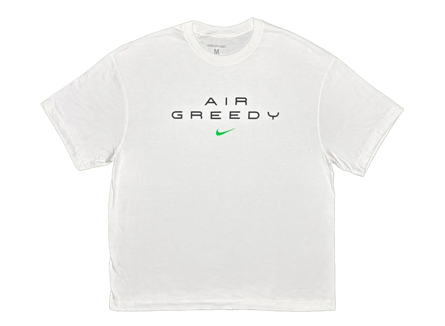 Greedy Unit Nike Air Greedy Tee White