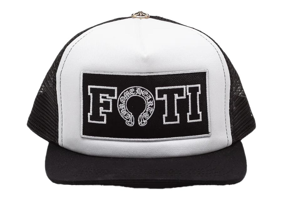 Chrome Hearts FOTI Horseshoe Trucker Hat White (Pre-Owned)