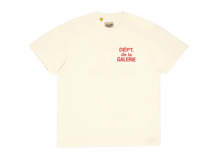 Gallery Dept. French Tee Cream/Red (Pre-Owned)
