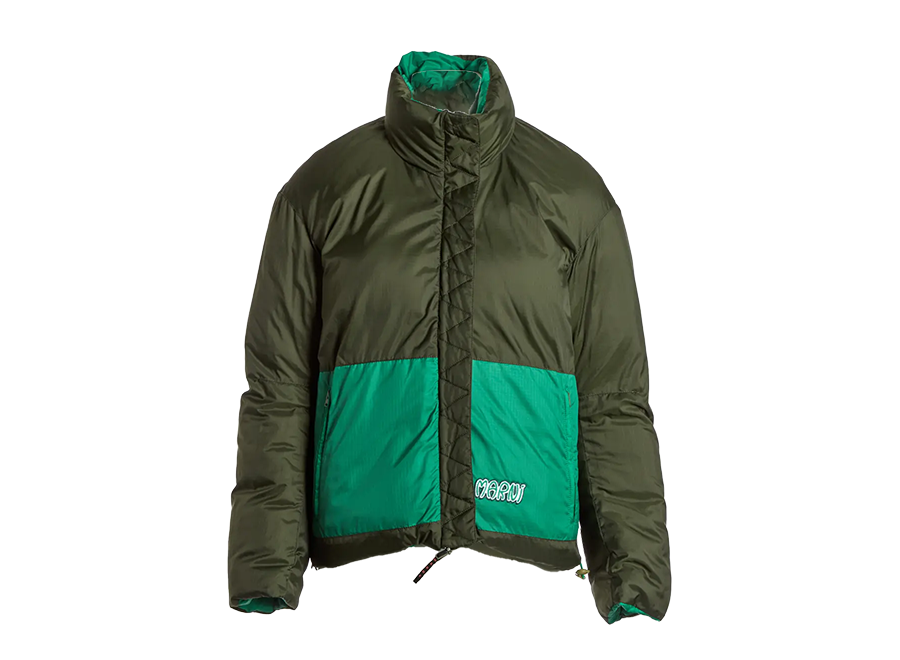 Marni Reversible Puffer Jacket Green
