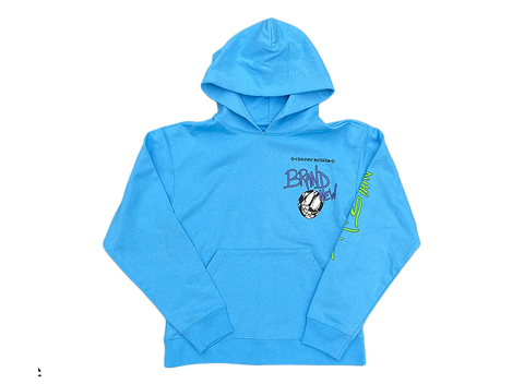 Chrome Hearts Matty Boy Brain New Hoodie Blue (Pre-Owned)