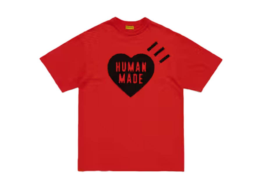 Human Made Heart Logo Tee Red