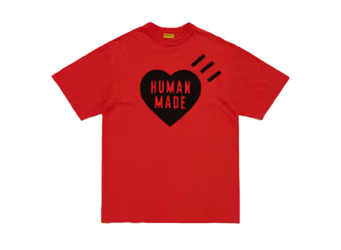 Human Made Heart Logo Tee Red