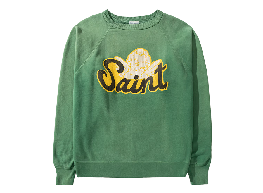 Saint Michael Angel Crewneck Green (Pre-Owned)