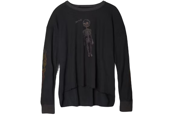 Gallery Dept. Born to Die Thermal L/S T-shirt Black (Pre-Owned)