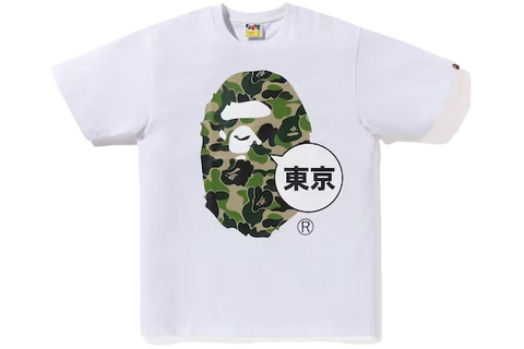 BAPE Tokyo Big Ape Head City Tee White