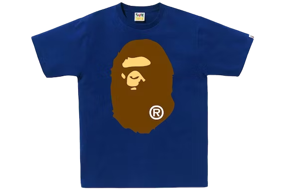 BAPE Big Ape Head Tee Blue