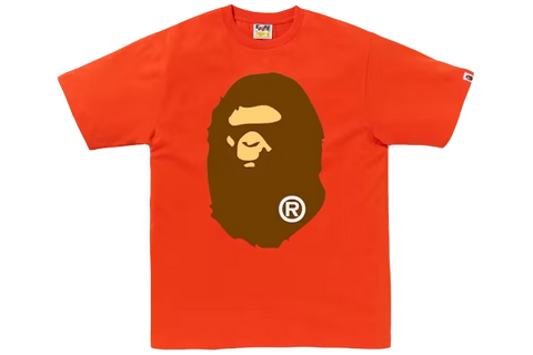 BAPE Big Ape Head Tee Orange