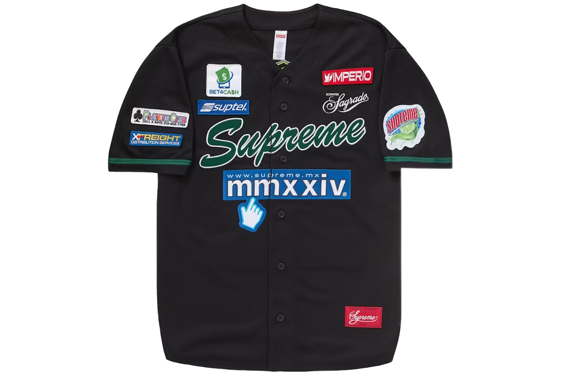 Supreme Chosen One Baseball Jersey Black
