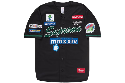 Supreme Chosen One Baseball Jersey Black