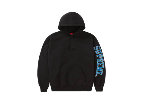 Supreme Sleeve Arc Hooded Sweatshirt (FW23) Black (Pre-Owned)