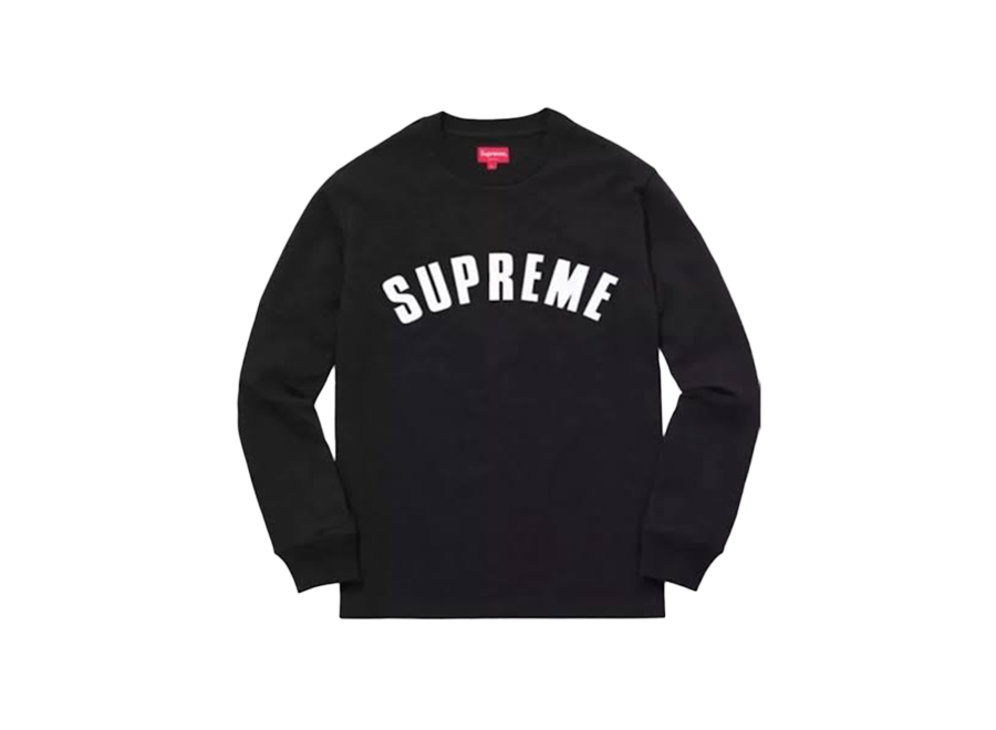Supreme Ac Logo L/S Tee Black (Pre-Owned)