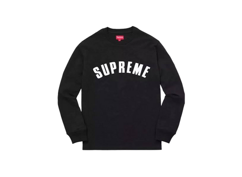 Supreme Ac Logo L/S Tee Black (Pre-Owned)