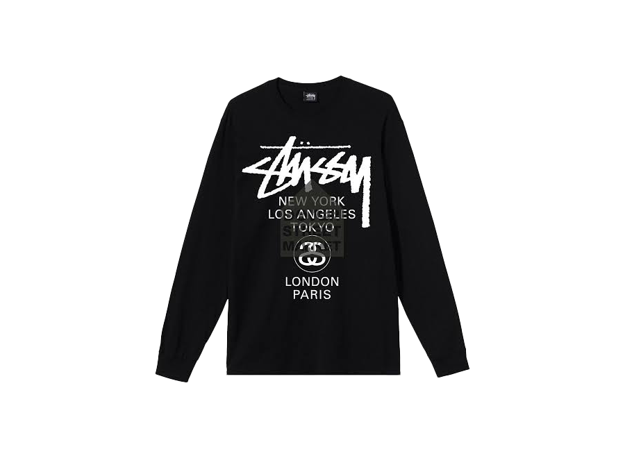 Stussy x Dover Street Market Longsleeve Black (Pre-Owned)