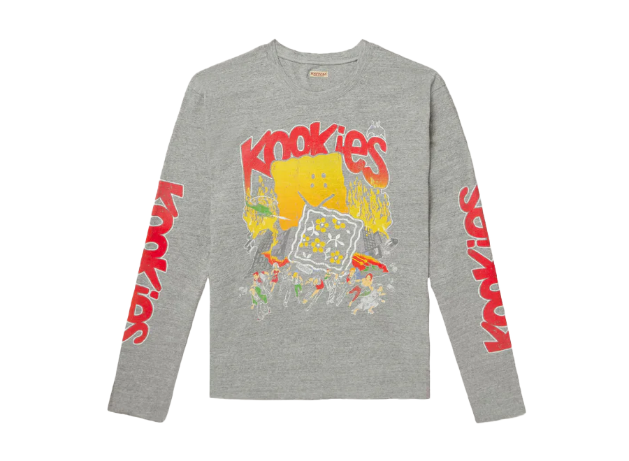 Kapital Kookies Buster Peckish BOWY Long Sleeve T-Shirt