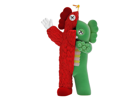 KAWS KACHAMUKKU Vinyl Figure Green/Red (Pre-Owned)