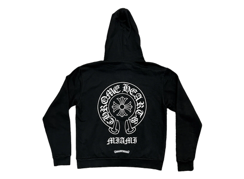 Chrome Hearts Miami Exclusive Zip Up Hoodie Black (Pre-Owned)