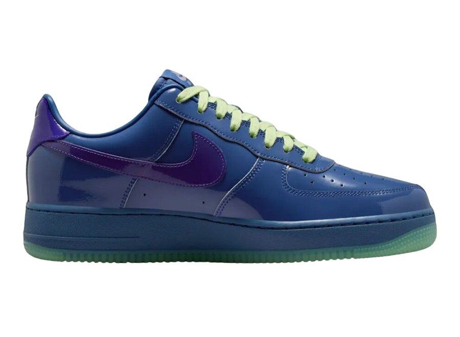 Nike Air Force 1 Low Patent Leather Mystic Navy Grape Ice