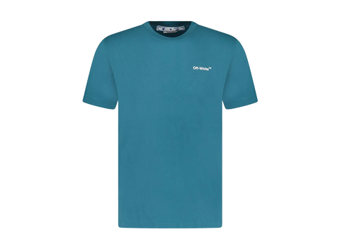 OFF-WHITE Chain Arrow Slim S/S Tee Duck Green (Pre-Owned)