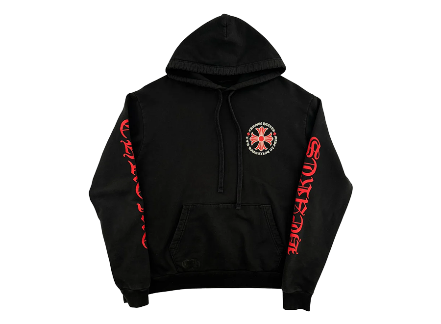 Chrome Hearts Made In Hollywood Plus Cross Hoodie Black