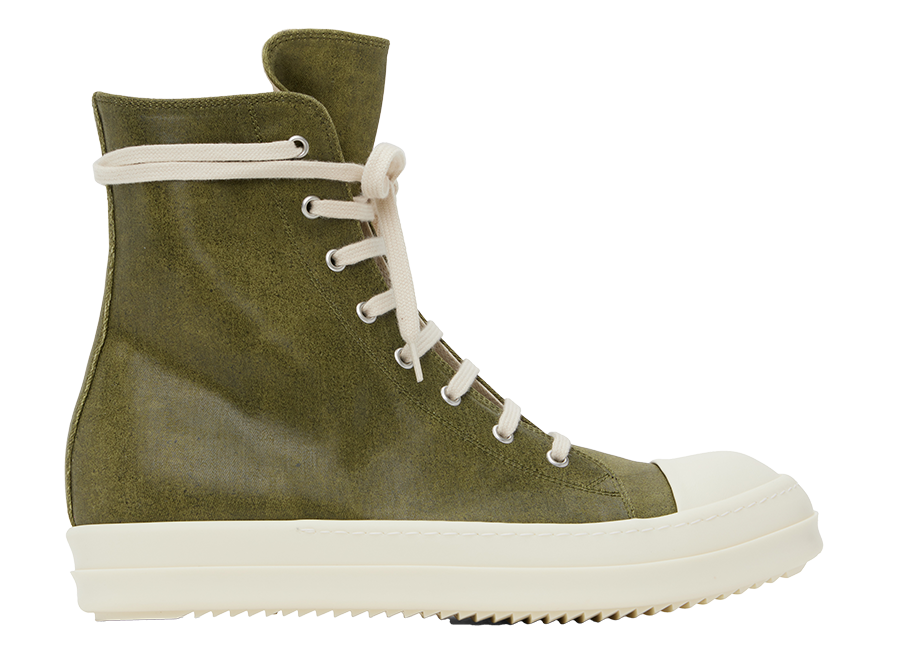 Rick Owens DRKSHDW Khaki Porterville Sneaks Sneakers (Pre-Owned)