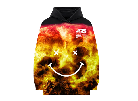 Travis Scott Astroworld Skeleton Poster Hoodie