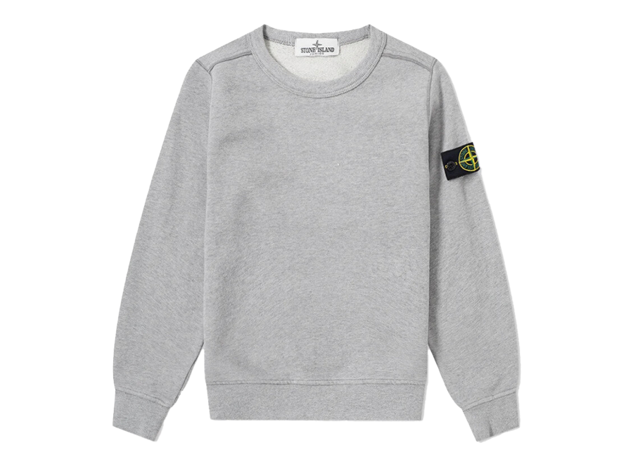 Stone Island Logo-Appliquéd Sweatshirt Grey (Pre-Owned)