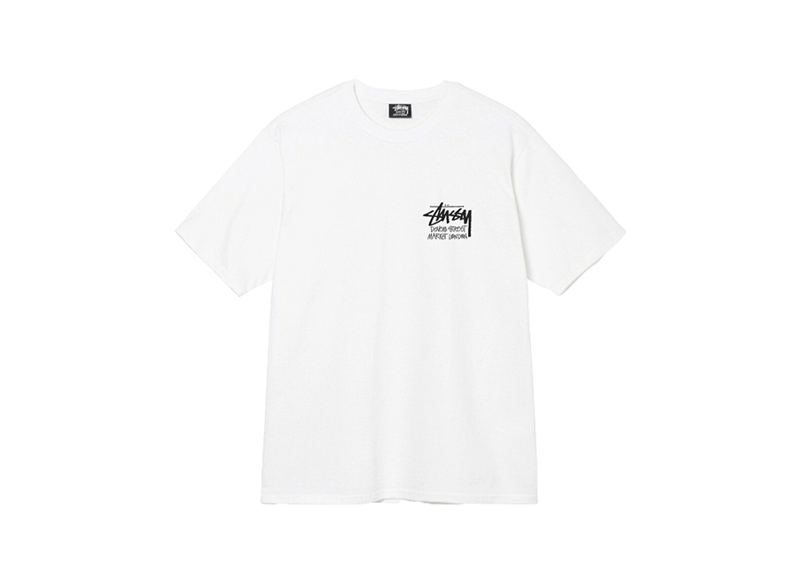 Stussy x Dover Street Market London T Shirt White