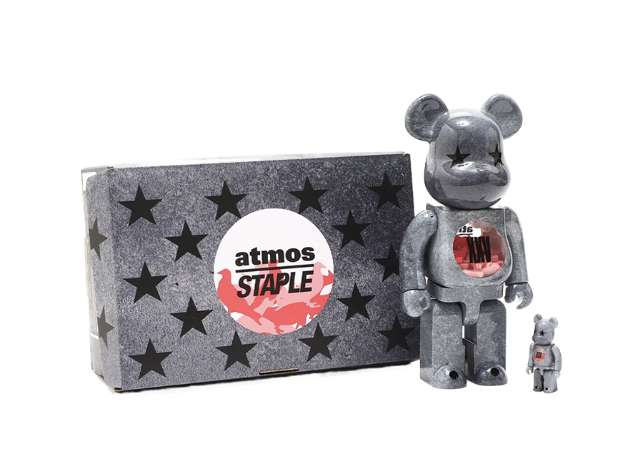 Staple Pigeon x Atmos x Medicom Toy 400% & 100% Bearbrick Set 25th Anniversary