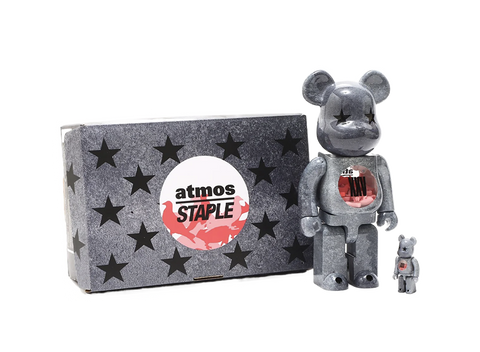Staple Pigeon x Atmos x Medicom Toy 400% & 100% Bearbrick Set 25th Anniversary