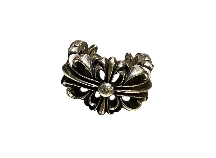 Chrome Hearts Double Floral Ring (Pre-Owned)
