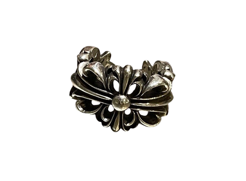 Chrome Hearts Double Floral Ring (Pre-Owned)