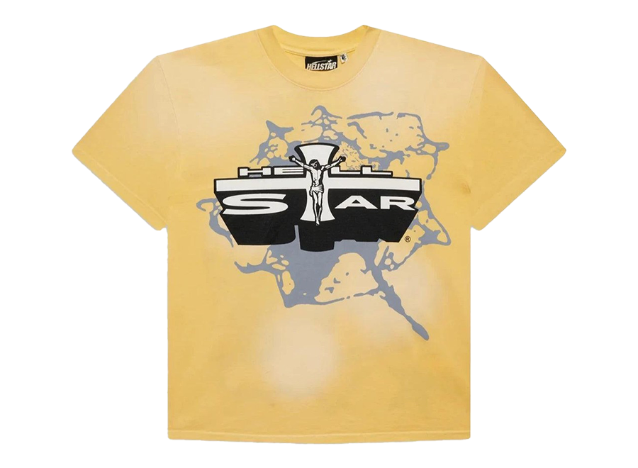 Hellstar Jesus T-Shirt Yellow