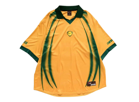 Travis Scott Cactus Jack x Nike Brasil Total 90 Retro Jersey Yellow/Green