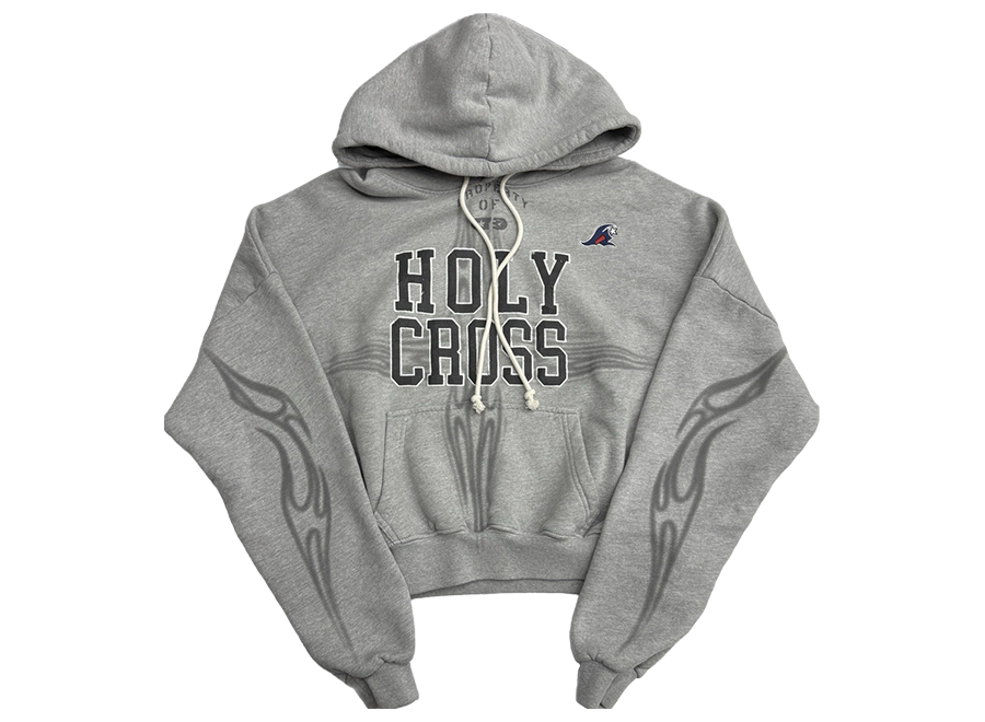 Hellstar Holy Cross Hoodie Grey
