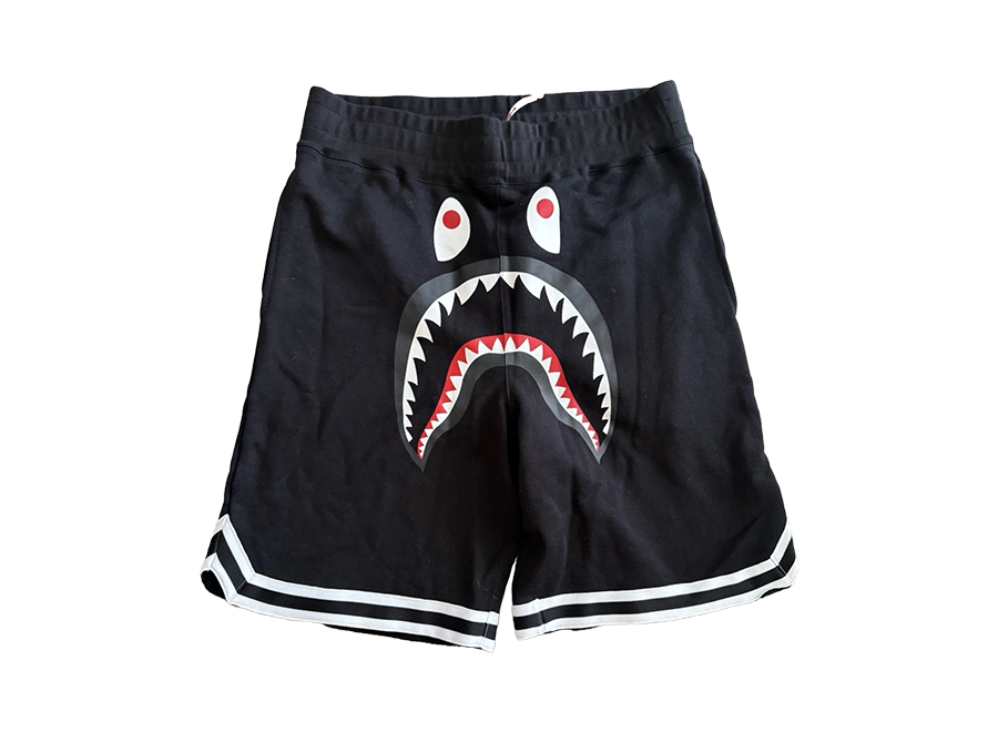 BAPE Basketball Sweat Shorts Black/White