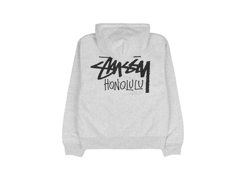 Stussy Honolulu Heather Grey Zip Up