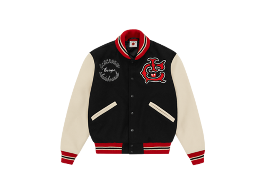 Billionaire Boys Club ICECREAM BLACK EU SKATE CONE VARSITY JACKET (Pre-Owned)