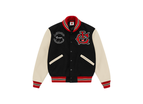 Billionaire Boys Club ICECREAM BLACK EU SKATE CONE VARSITY JACKET (Pre-Owned)