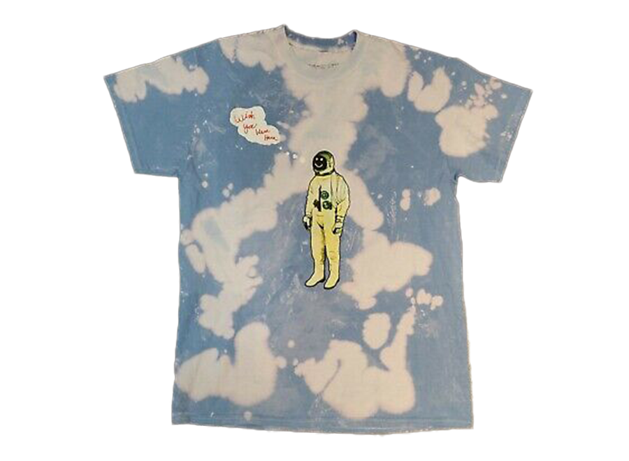 Travis Scott Astroworld Tour Blue Astronaut Wish You Were Here Tshirt (Pre-Owned)
