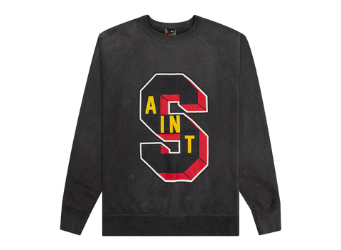 Saint Michael x Denim Tears Saint Crewneck Black