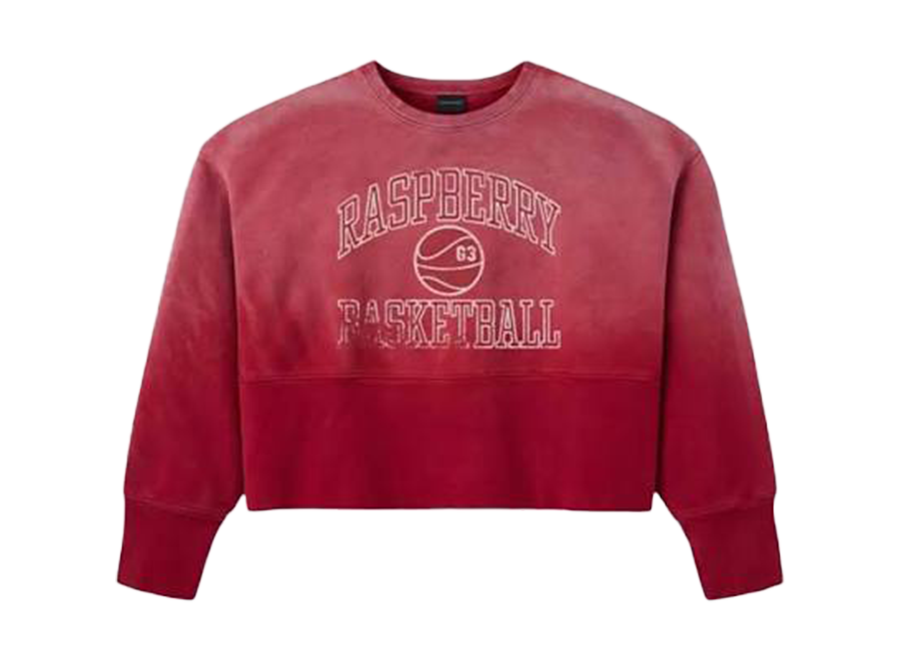 GV Gallery Raspberry Hills BBall Crewneck Red