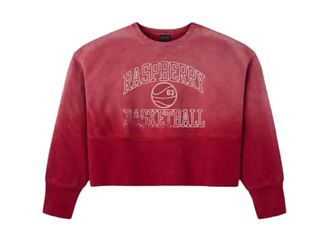 GV Gallery Raspberry Hills BBall Crewneck Red