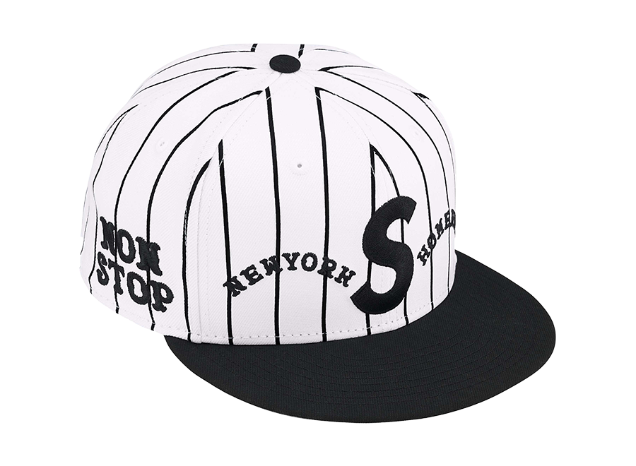 Supreme Homerun S Logo New Era 59Fifty Hat White