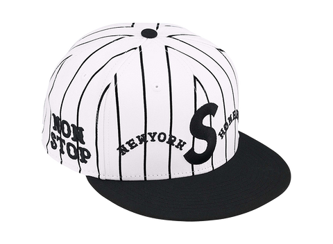 Supreme Homerun S Logo New Era 59Fifty Hat White