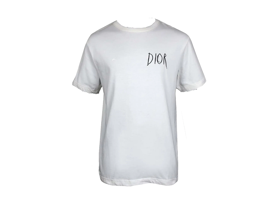 Dior Homme White Cotton Crew Tee
