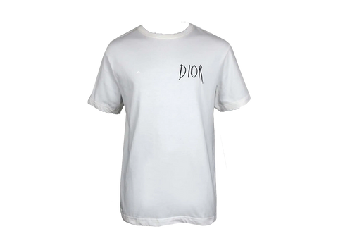 Dior Homme White Cotton Crew Tee