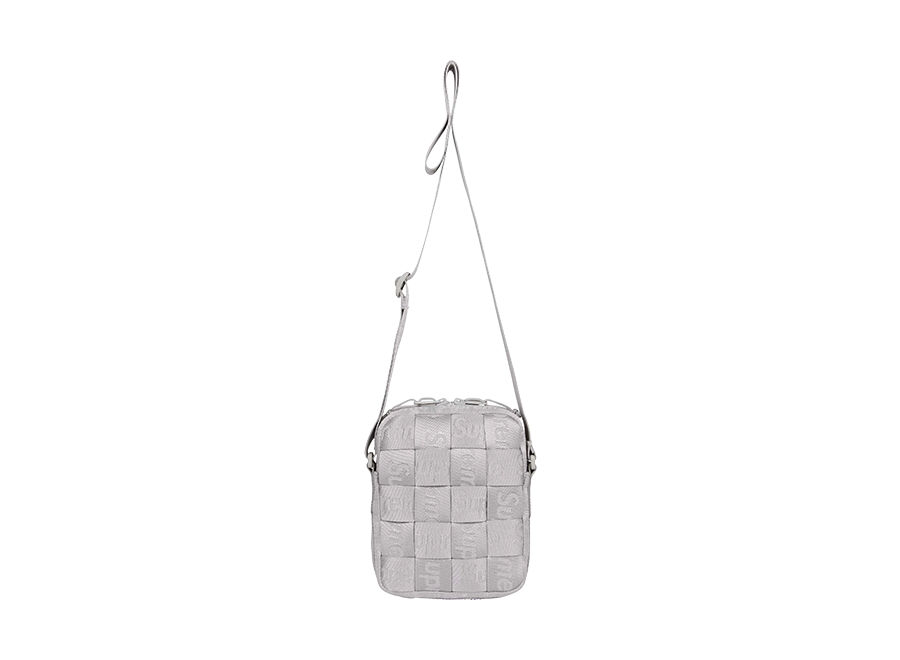 Supreme Woven Shoulder Bag SS24 (Grey) (Pre-Owned)