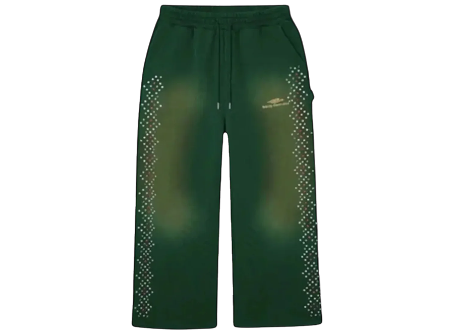 HMDD Crystal Sweatpants Green